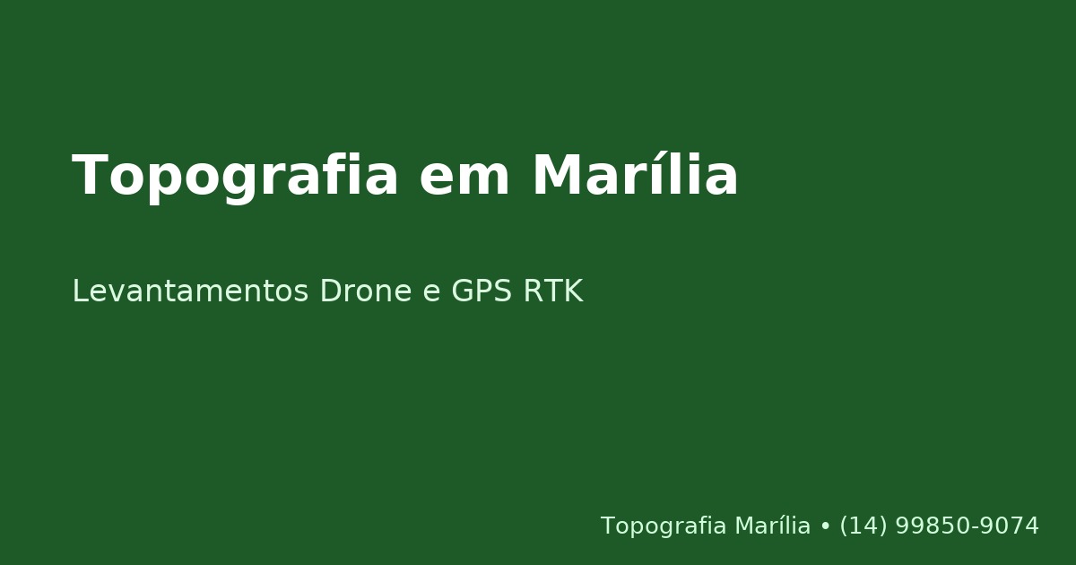 Equipe de topografia com drone e RTK